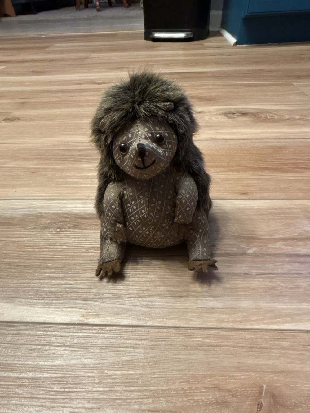 Dora Designs Hedgehog Fabric Doorstop cottagecore